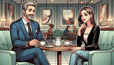 Encontro no café